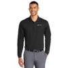 Century 21 Everest Nike Mens Long Sleeve Polo (White embroidery)