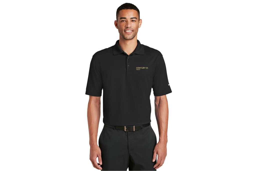 Century 21 Everest Nike Mens Short Sleeve Polo (Gold embroidery)