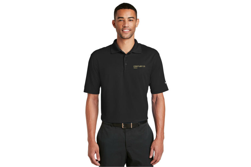 Century 21 Everest Nike Mens Short Sleeve Polo (Gold embroidery)